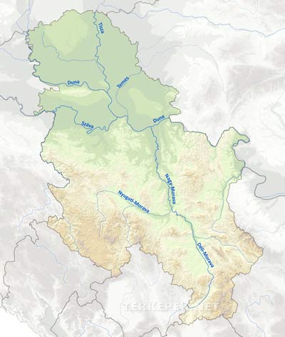 Szerbia vízrajza